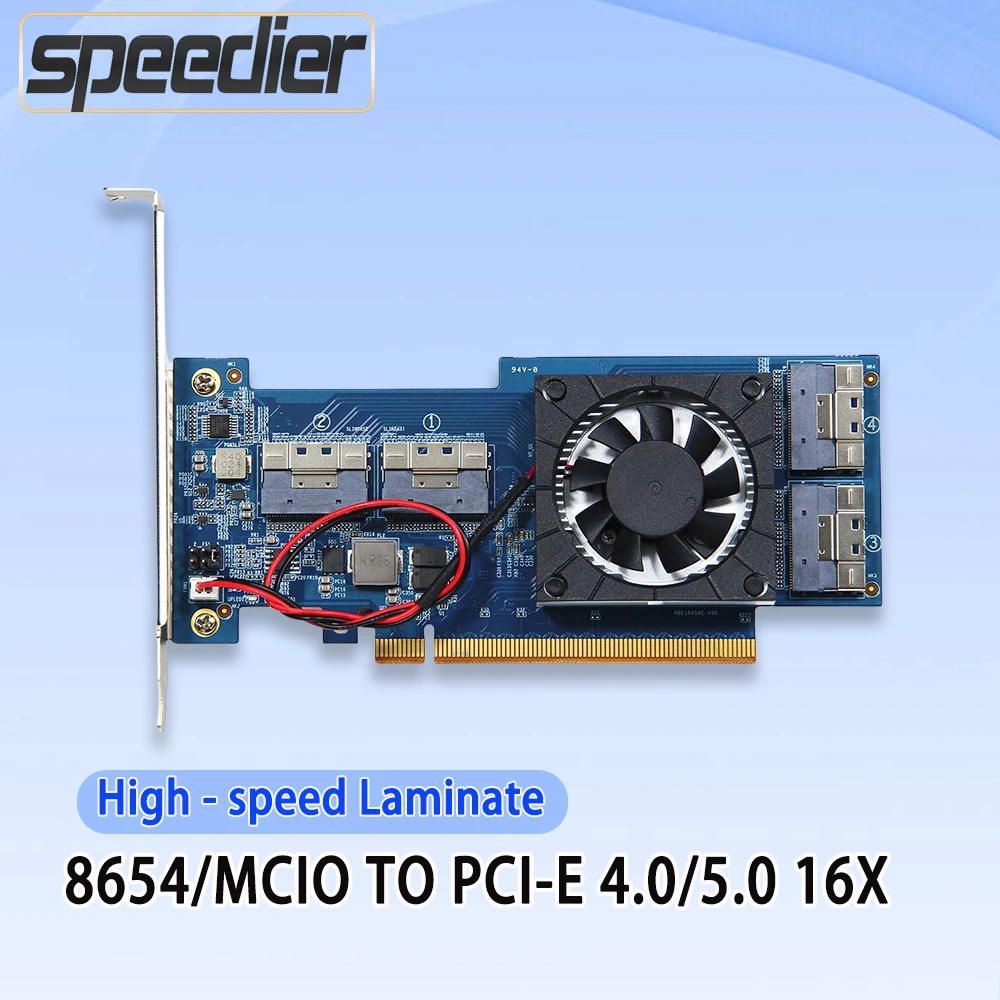 NEW Riser PCIe 4.0 X16/x8/x4 To NVMe Hard Disk SSD Graphics Card Expansion Card Free Splitting PEX88048 Server Accessories
NEW Riser PCIe 4.0 X16/x8/x4 To NVMe Hard Disk SSD Graphics Card Expansion Card Free Splitting PEX88048 Server Accessories