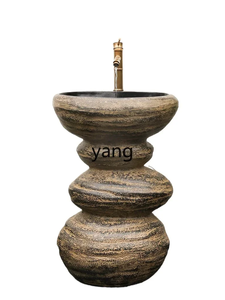LMM column washbasin outdoor balcony floor-to-ceiling washbasin villa garden washbasin
LMM column washbasin outdoor balcony floor-to-ceiling washbasin villa garden washbasin