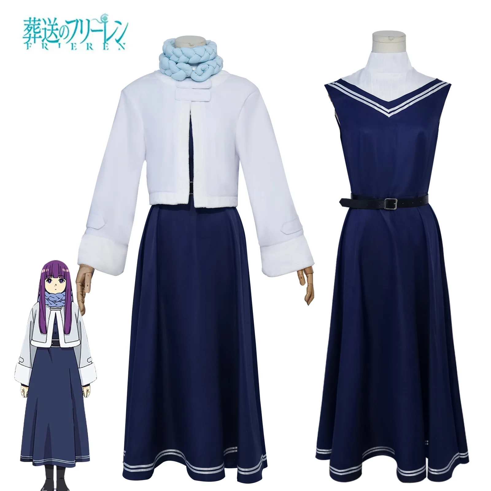 Furion The Magician Cosplay Costume From "Farewell, Furion" - Winter Version Anime Character Costume
Furion The Magician Cosplay Costume From "Farewell, Furion" - Winter Version Anime Character Costume