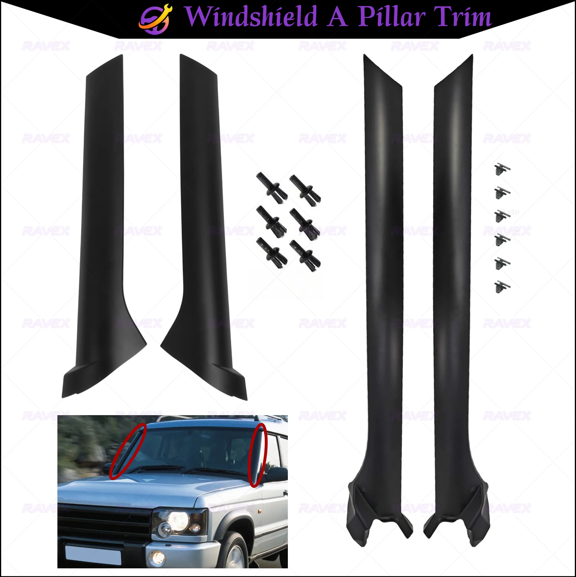 Wind Shield A Pillar Trim Exterior Molding For Land Rover Discovery 2 3 4 L318 LR3 LR4 2005 2006 2007 2008 2009 2010 2011-2016
Wind Shield A Pillar Trim Exterior Molding For Land Rover Discovery 2 3 4 L318 LR3 LR4 2005 2006 2007 2008 2009 2010 2011-2016