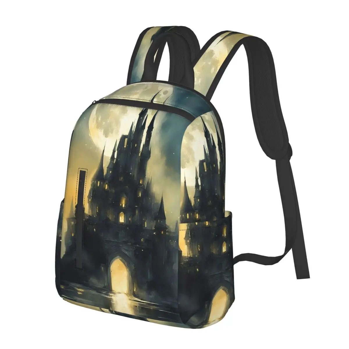 The Moon And The Isolated Castle Student Backpack School Bag Hiking Travel Daypack for Boys Girls Bookbag Shoulder Bags
The Moon And The Isolated Castle Student Backpack School Bag Hiking Travel Daypack for Boys Girls Bookbag Shoulder Bags