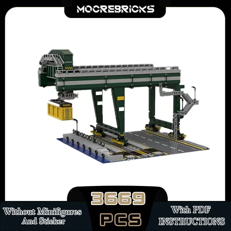 Modular Series Customized 3669PCS City Hot Selling Street View MOC Container Crane DIY Creative Idea Senior Brick Toy Xmas Gift
Modular Series Customized 3669PCS City Hot Selling Street View MOC Container Crane DIY Creative Idea Senior Brick Toy Xmas Gift