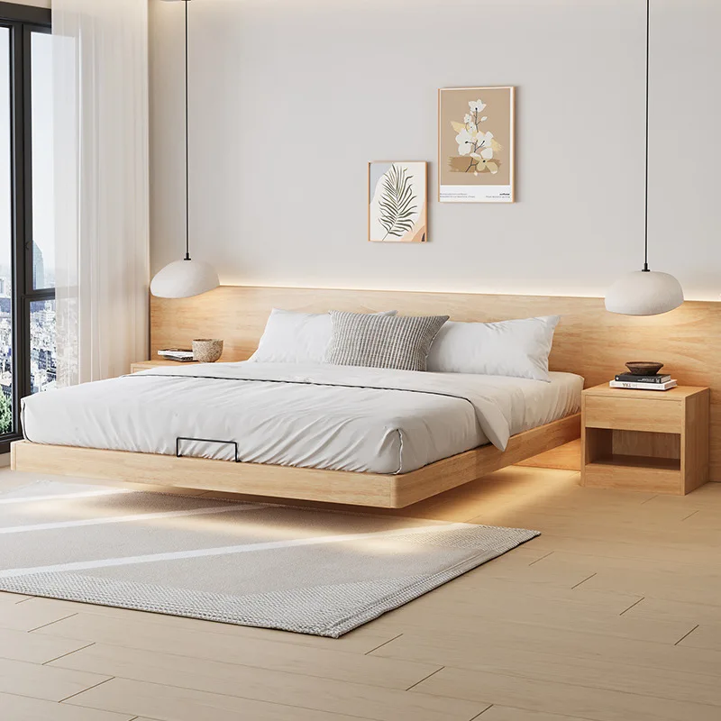 celebrity solid wood suspended bed Nordic simple hotel B & B 1.8 meters no bedside bed frame home master bedroom double bed
celebrity solid wood suspended bed Nordic simple hotel B & B 1.8 meters no bedside bed frame home master bedroom double bed