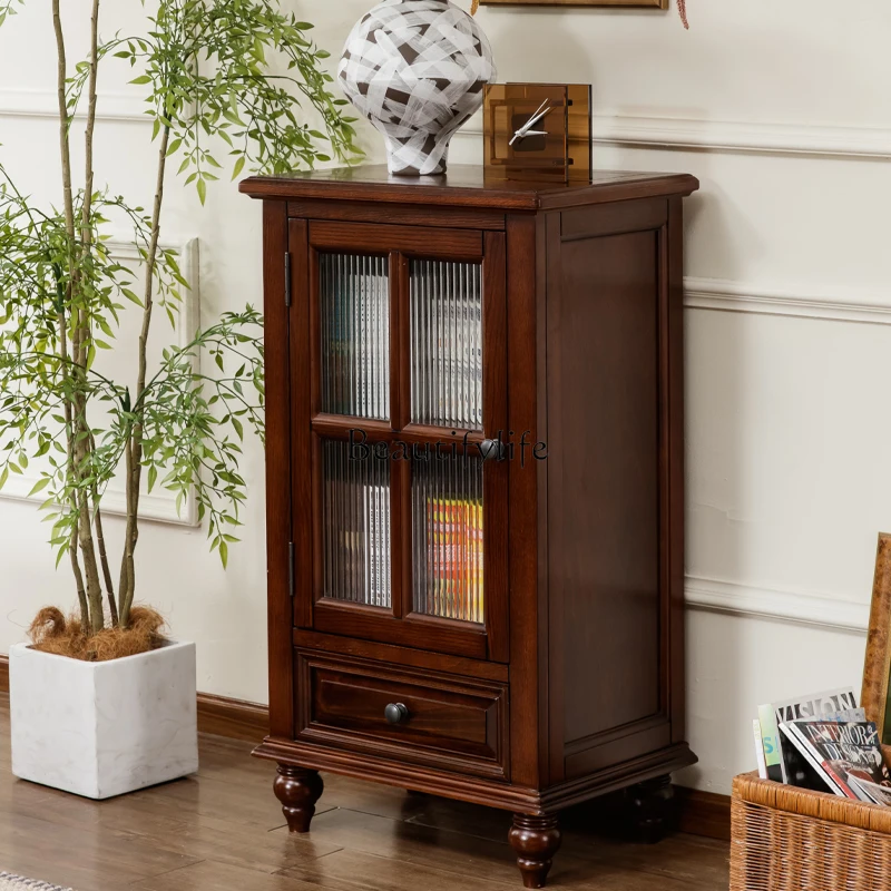 American all-solid wood single-door wine cabinet living room multi-functional display cabinet TV cabinet
American all-solid wood single-door wine cabinet living room multi-functional display cabinet TV cabinet