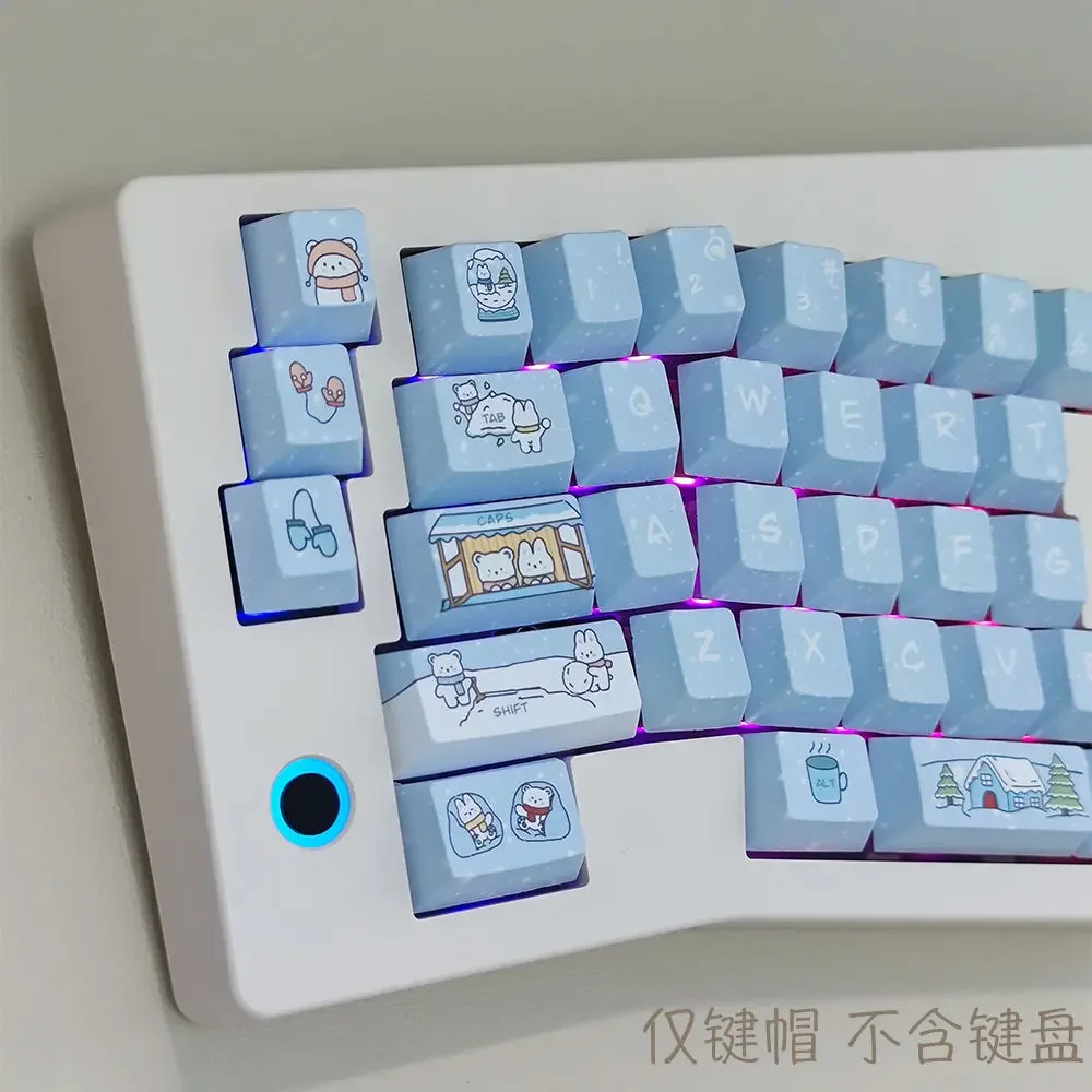Snow Rabbit Blue Cute Cartoon Keycap, Original Height PBT 61 64 68 75 87 98 Keyboard Cap
Snow Rabbit Blue Cute Cartoon Keycap, Original Height PBT 61 64 68 75 87 98 Keyboard Cap