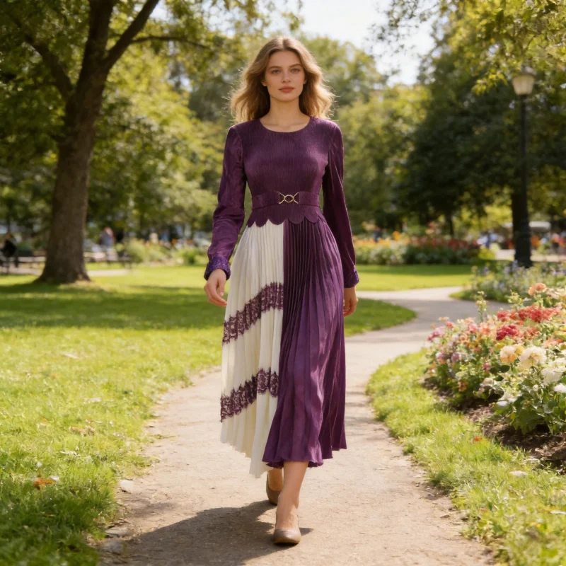 Miyake Pleated Loose Fashion Dress Women's Printing Elegant 2026 Autumn New Long Dress
Miyake Pleated Loose Fashion Dress Women's Printing Elegant 2026 Autumn New Long Dress