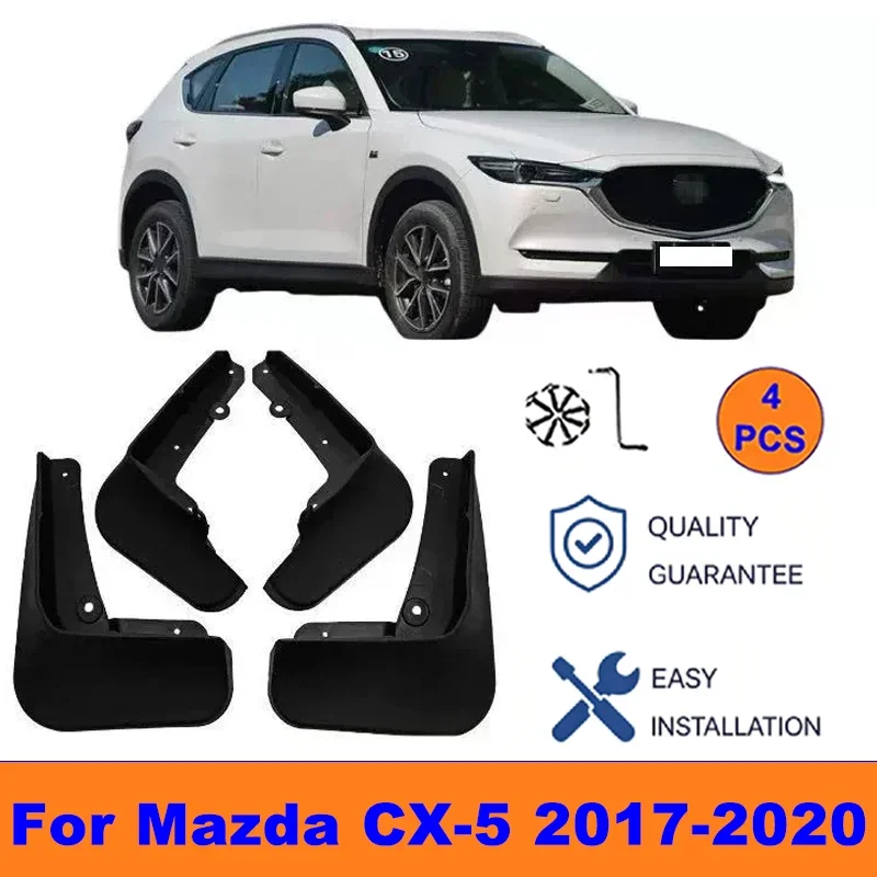 4Pcs Mud Flaps For Mazda CX-5 2017-2020 - Splash Guards Front&Rear Wheel Fender Mudguards Car Exterior Protection Accessories
4Pcs Mud Flaps For Mazda CX-5 2017-2020 - Splash Guards Front&Rear Wheel Fender Mudguards Car Exterior Protection Accessories