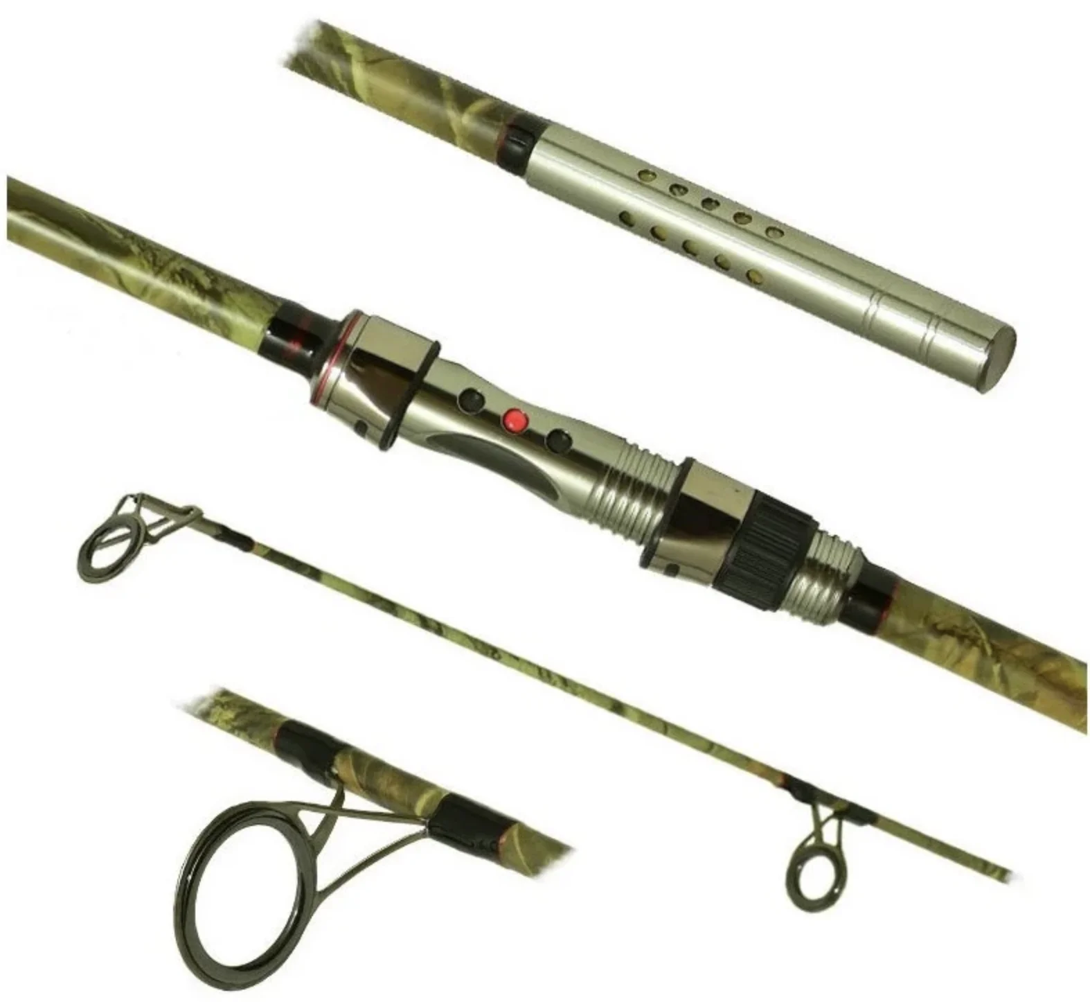 13' Camouflage Fishing Rod - Lightweight Design With 35 Lbs Resistance For Enhanced Performance In Carp Fishing
13' Camouflage Fishing Rod - Lightweight Design With 35 Lbs Resistance For Enhanced Performance In Carp Fishing