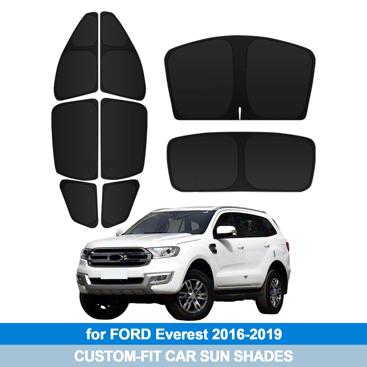 For FORD Everest 2016-2019 Windshield Sun Shade Side Window Shades Cover Sun Visor Shield Privacy Protection
For FORD Everest 2016-2019 Windshield Sun Shade Side Window Shades Cover Sun Visor Shield Privacy Protection