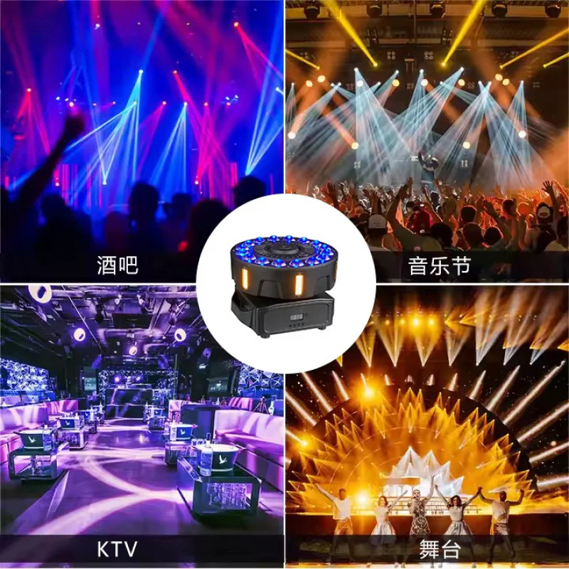 Лазерный прожектор с эффектом вращающегося колеса обозрения для создания атмосферы в частных помещениях, барах, дискотеках, сценическом освещении. Оптом.
Лазерный прожектор с эффектом вращающегося колеса обозрения для создания атмосферы в частных помещениях, барах, дискотеках, сценическом освещении. Оптом.