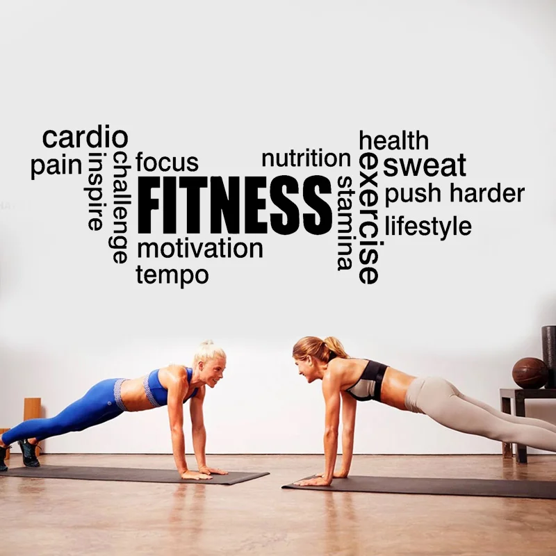 Fitness Gym Exercise Word Cloud Modern Interior Wall Sticker Quotes Vinyl Art Removable Wallpaper Motivation Decals G-06
Fitness Gym Exercise Word Cloud Modern Interior Wall Sticker Quotes Vinyl Art Removable Wallpaper Motivation Decals G-06
