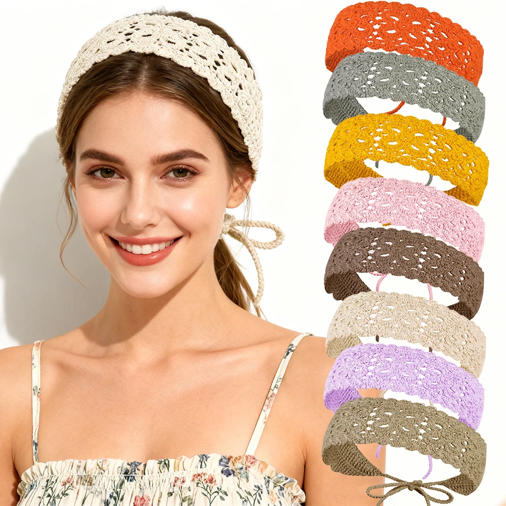 AWAYTR Rustic Solid Color Knitted Hair Bands Vintage Hair Scarf For Women Holiday Headband Bohemian Hair Accessories
AWAYTR Rustic Solid Color Knitted Hair Bands Vintage Hair Scarf For Women Holiday Headband Bohemian Hair Accessories