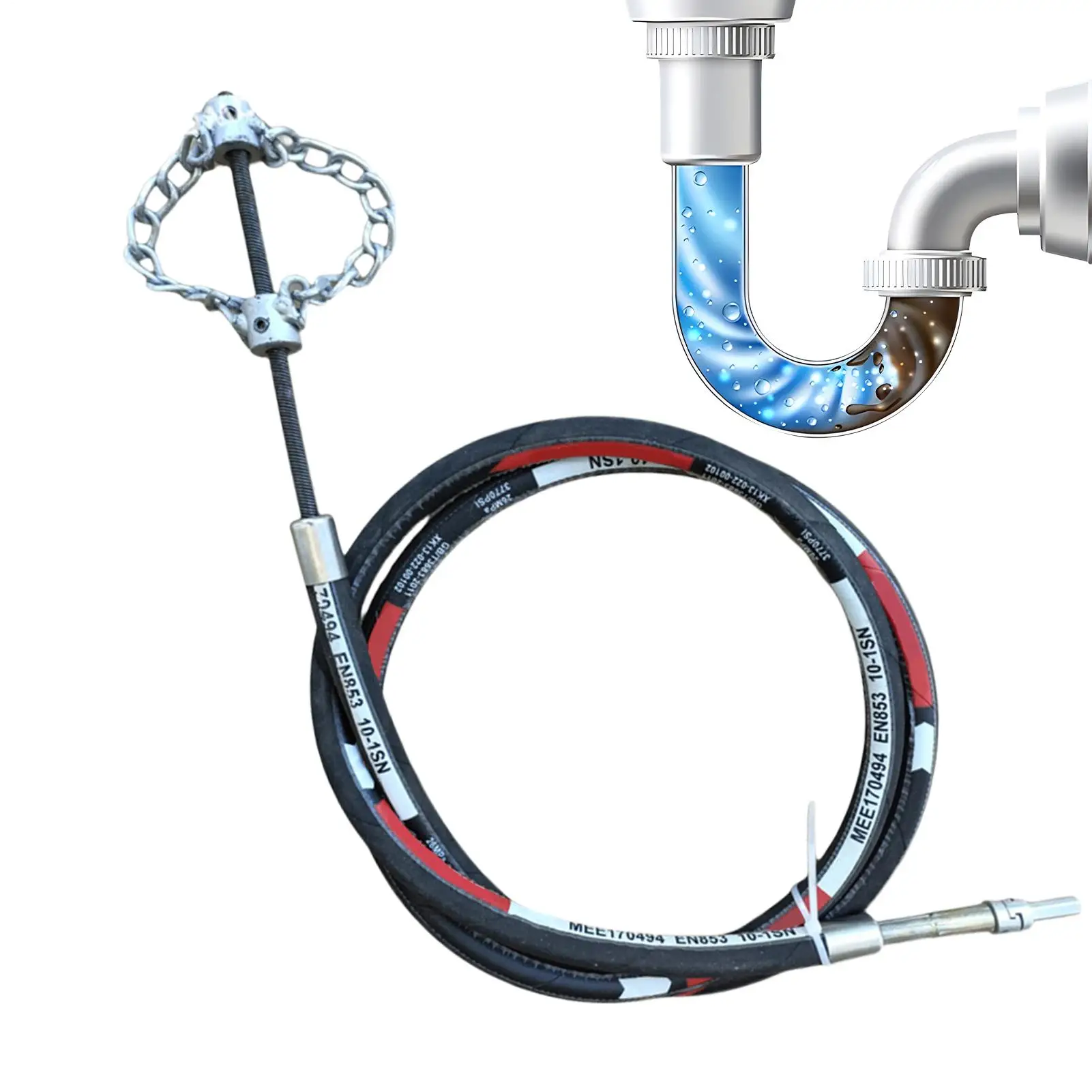 Flexible Descaling Tool Pipeline Blocks Drilling Tools Multipurpose Rotary Descaling Chain For Garden Toilet Outdoor Restaurant
Flexible Descaling Tool Pipeline Blocks Drilling Tools Multipurpose Rotary Descaling Chain For Garden Toilet Outdoor Restaurant