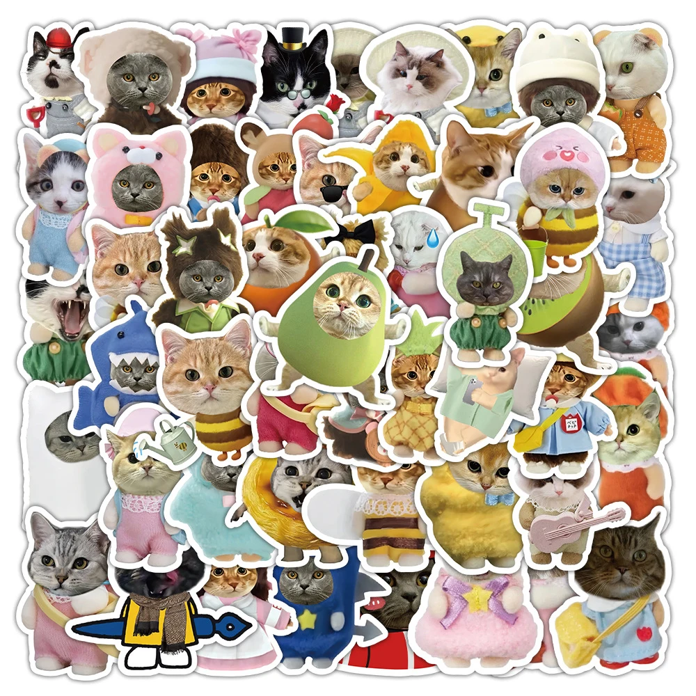 10/30/50pcs Funny Cute Cat Cartoon Stickers MEME Graffiti Decals for Phone Laptop Skateboard Bike Waterproof Kid DIY Sticker Toy
10/30/50pcs Funny Cute Cat Cartoon Stickers MEME Graffiti Decals for Phone Laptop Skateboard Bike Waterproof Kid DIY Sticker Toy