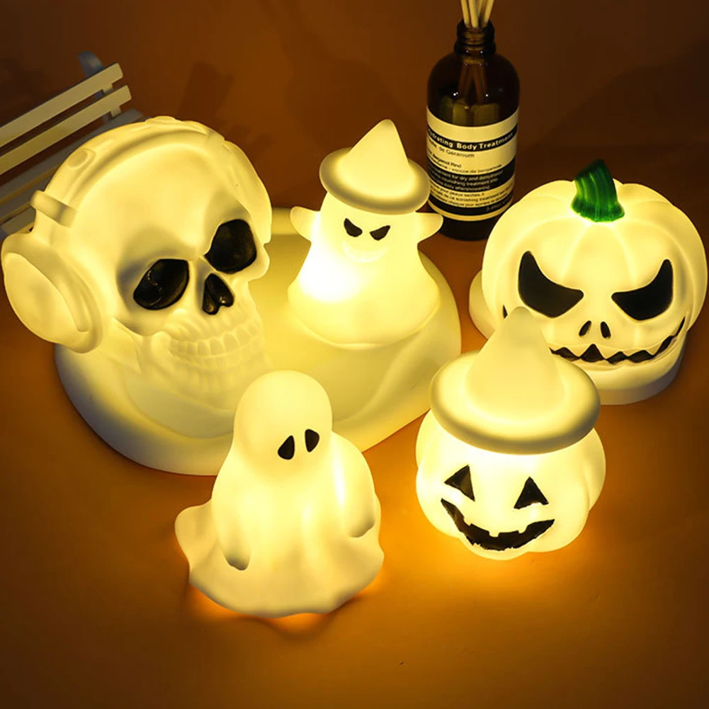 Halloween Led Night Light Silicone Table Lamp Ghost Cute Cartoon Kid Birthday Gifts Nursery Bedroom Warm and Healing Lamps
Halloween Led Night Light Silicone Table Lamp Ghost Cute Cartoon Kid Birthday Gifts Nursery Bedroom Warm and Healing Lamps