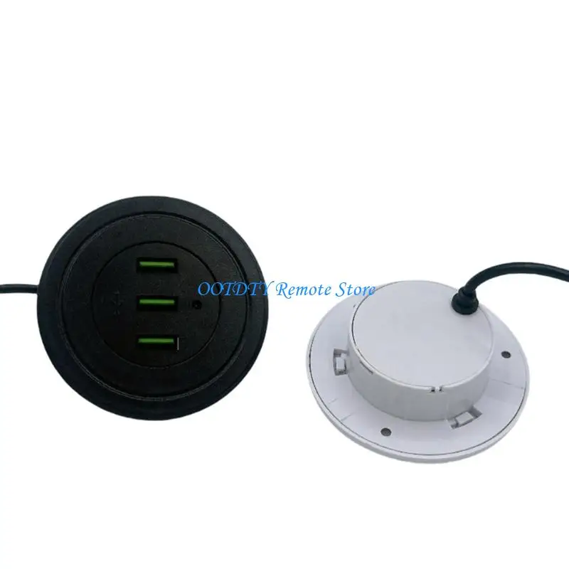 Recessed Desktop 2 Power Socket Double USB Port for Electronics
Recessed Desktop 2 Power Socket Double USB Port for Electronics
