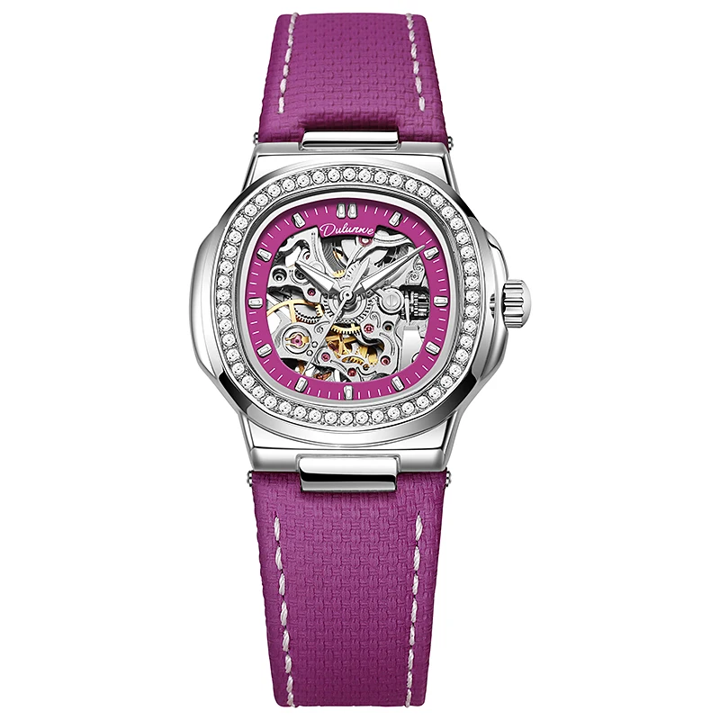 Casual Women Automatic Wristwatch Hollowed Mechanical Waterproof Luminous Women's Watches Leather Ladies Watch
Casual Women Automatic Wristwatch Hollowed Mechanical Waterproof Luminous Women's Watches Leather Ladies Watch