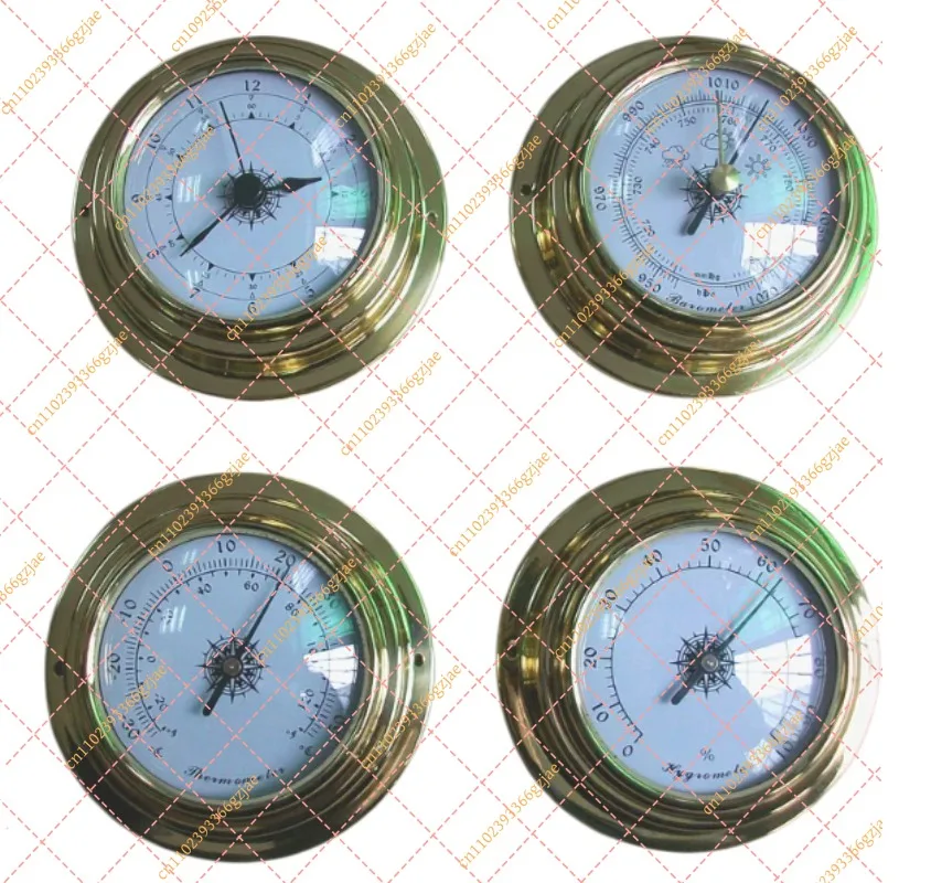 98/145Mm Copper Shell Marine Barometer Atmospheric Pressure Gauge Thermohygrometer Clock Set Battery Free Weather Pre-order
98/145Mm Copper Shell Marine Barometer Atmospheric Pressure Gauge Thermohygrometer Clock Set Battery Free Weather Pre-order