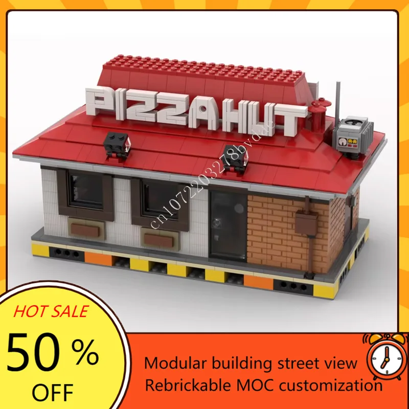 1052 шт., Pizza Hut MOC, креативная модель с видом на улицу, строительные блоки, архитектура, сделай сам, образование, сборная модель, игрушки, подарки
1052 шт., Pizza Hut MOC, креативная модель с видом на улицу, строительные блоки, архитектура, сделай сам, образование, сборная модель, игрушки, подарки