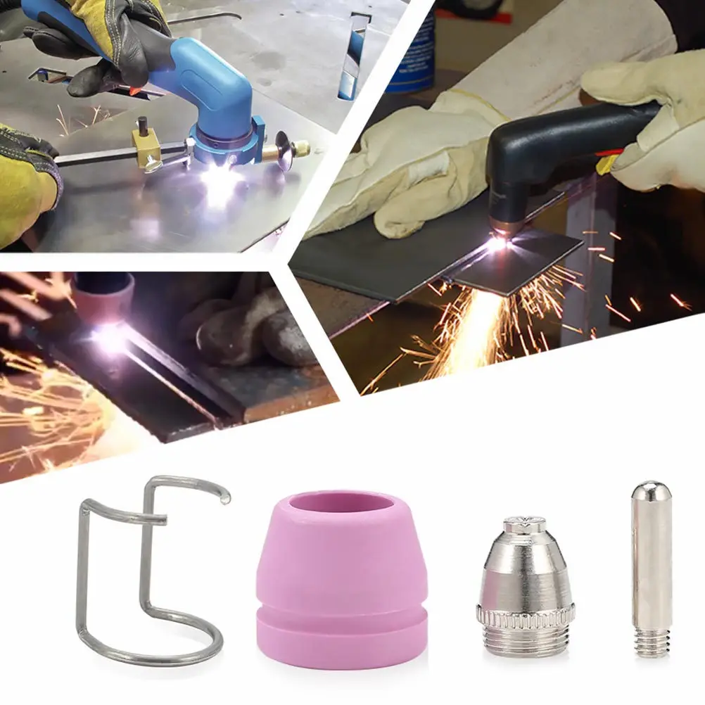 1 Set Welding Torch Kit Alloy Steel Ceramic Plasma Cutter Accessories High Temperature Resistant Welding Nozzle Set
1 Set Welding Torch Kit Alloy Steel Ceramic Plasma Cutter Accessories High Temperature Resistant Welding Nozzle Set