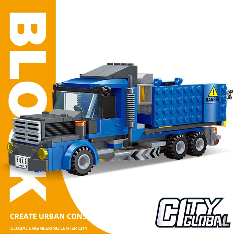Transport truck mixer truck crane small particle assembly building blocks children's toys urban engineering model
Transport truck mixer truck crane small particle assembly building blocks children's toys urban engineering model