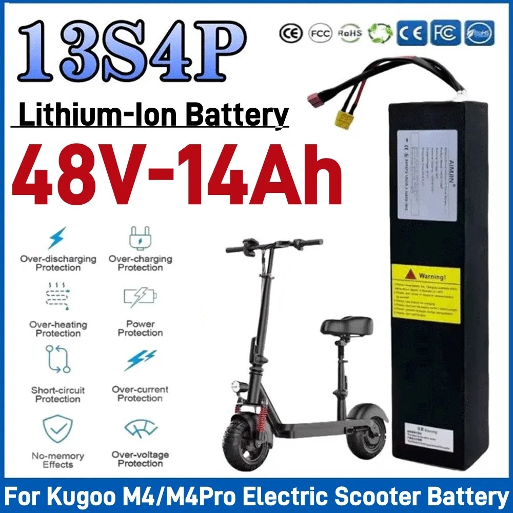 2026 Original 48V 13S4P 14ah Kugoo M4 Electric Scooter Power ful Lithium Battery
2026 Original 48V 13S4P 14ah Kugoo M4 Electric Scooter Power ful Lithium Battery