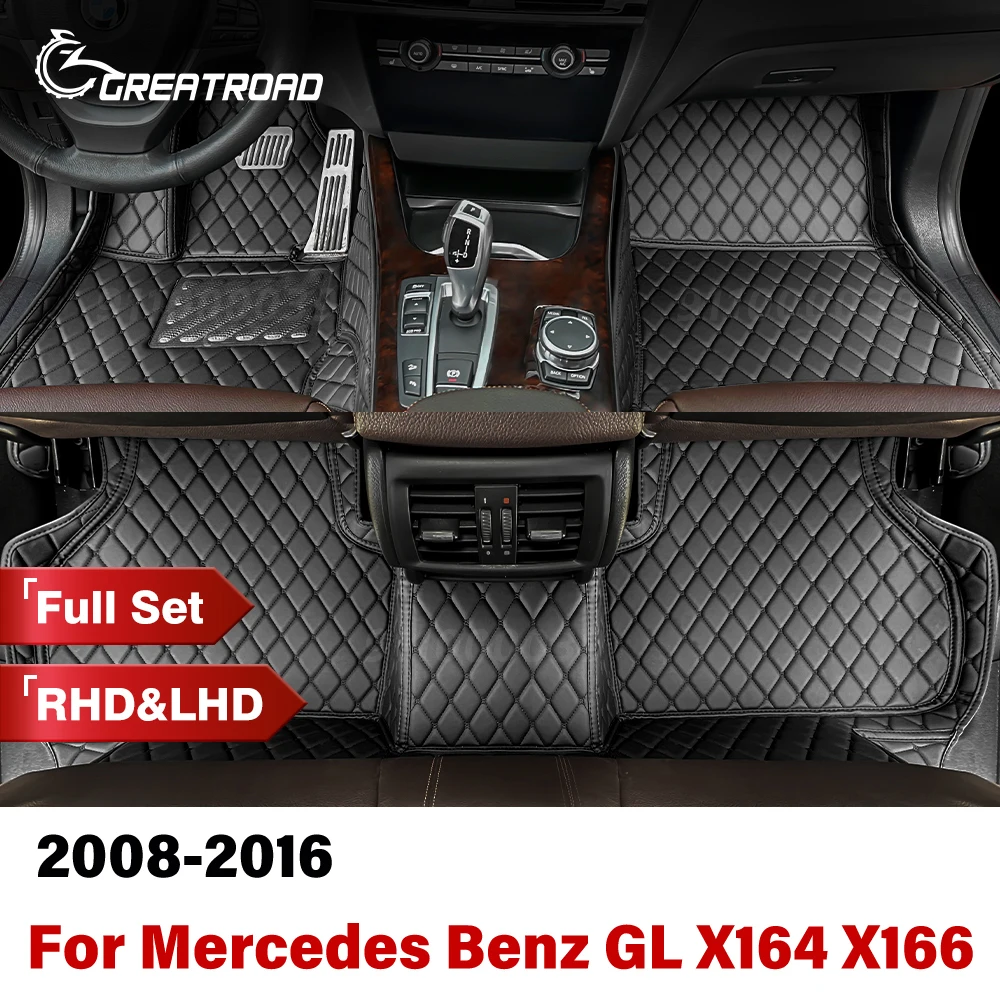 For Mercedes Benz GL class X164 X166 2008-2016 Custom Car Floor Mat Automobile Carpet Cover Interior Accessories Protective
For Mercedes Benz GL class X164 X166 2008-2016 Custom Car Floor Mat Automobile Carpet Cover Interior Accessories Protective