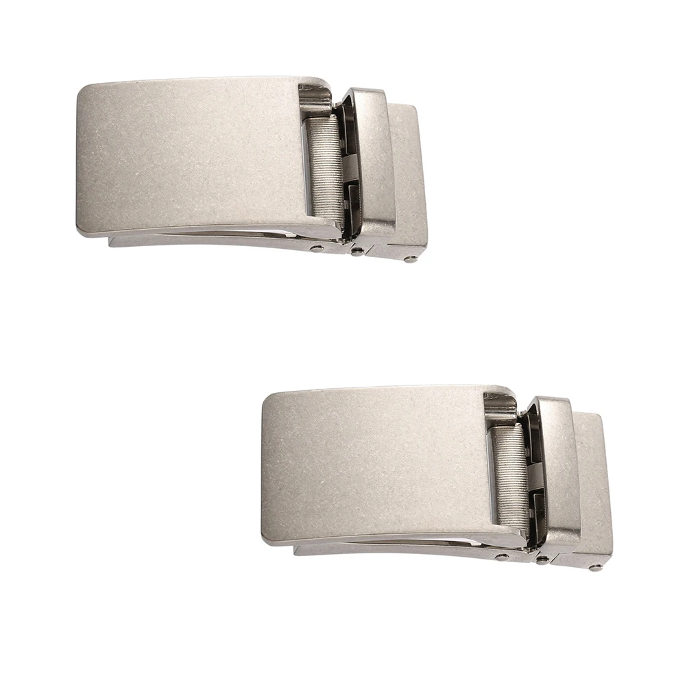 2Pcs Men's Alloy Belt Buckles Black Scratch Resistant Automatic Belt Buckle Business Style Ratchet Buckle
2Pcs Men's Alloy Belt Buckles Black Scratch Resistant Automatic Belt Buckle Business Style Ratchet Buckle