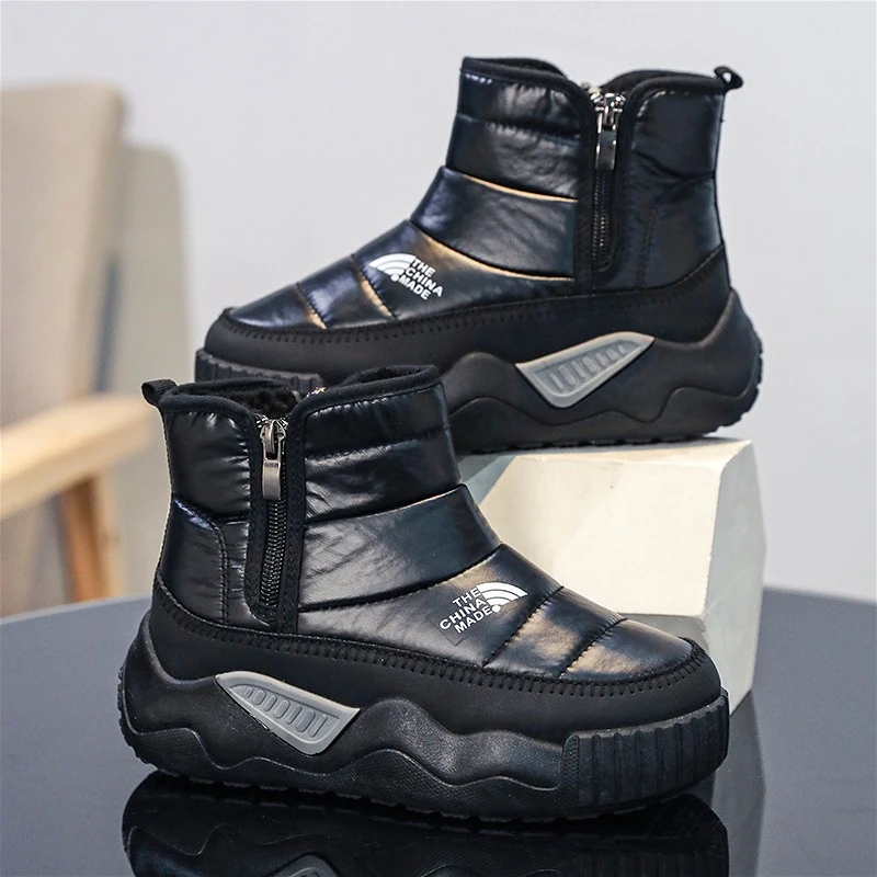 Winter Kids Warm Short Boots Pu Leather Chelsea Childrens Ankle Boots Luxury Fashion Plush Anti-Slip Boy Girl Casual Cotton Shoe
Winter Kids Warm Short Boots Pu Leather Chelsea Childrens Ankle Boots Luxury Fashion Plush Anti-Slip Boy Girl Casual Cotton Shoe