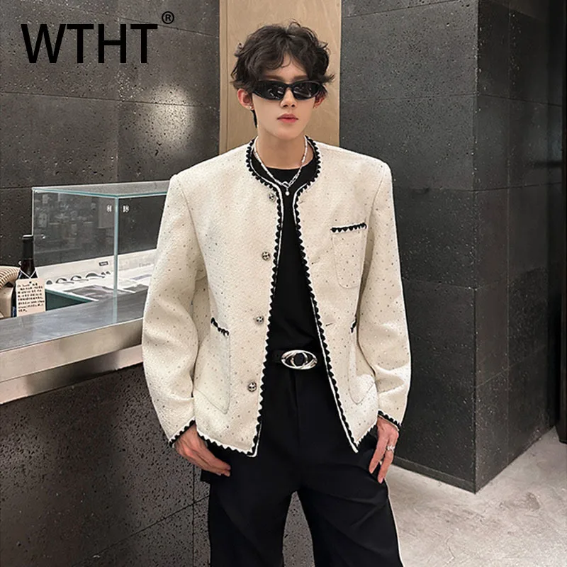 WTHT модные мужские полосатые контрастные цветные блестки свободные пальто модные осенние 19225 однобортная куртка с круглым воротником мужская 2A2226
WTHT модные мужские полосатые контрастные цветные блестки свободные пальто модные осенние 19225 однобортная куртка с круглым воротником мужская 2A2226