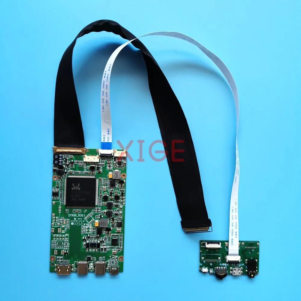 4K Controller Driver Board For LP140QH1-SPE2 LP140QH2-SPA1 DIY Kit EDP 40-Pin Laptop Matrix 2560x1440 14" 2TYPE-C Mini-HDMI
4K Controller Driver Board For LP140QH1-SPE2 LP140QH2-SPA1 DIY Kit EDP 40-Pin Laptop Matrix 2560x1440 14" 2TYPE-C Mini-HDMI