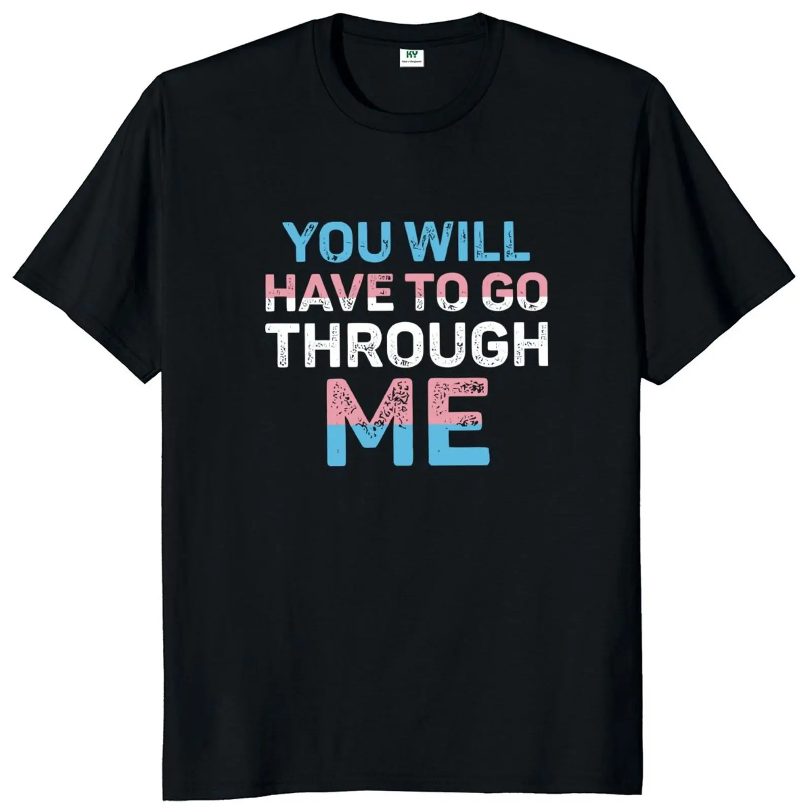 You Will Have To Go Through Me Trans T Shirt Vintage LGBT pride Gift Tee Tops Casual O-neck 100% Cotton Soft Unisex T-shirts
You Will Have To Go Through Me Trans T Shirt Vintage LGBT pride Gift Tee Tops Casual O-neck 100% Cotton Soft Unisex T-shirts