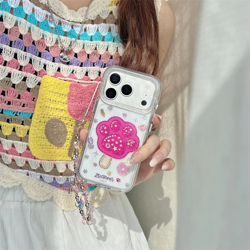 Cute Pink Mushroom Glitter Phone Case Beaded Strap Shockproof Protective Cover Kawaii Clear Case for iPhone 15 16 17 Pro Max
Cute Pink Mushroom Glitter Phone Case Beaded Strap Shockproof Protective Cover Kawaii Clear Case for iPhone 15 16 17 Pro Max