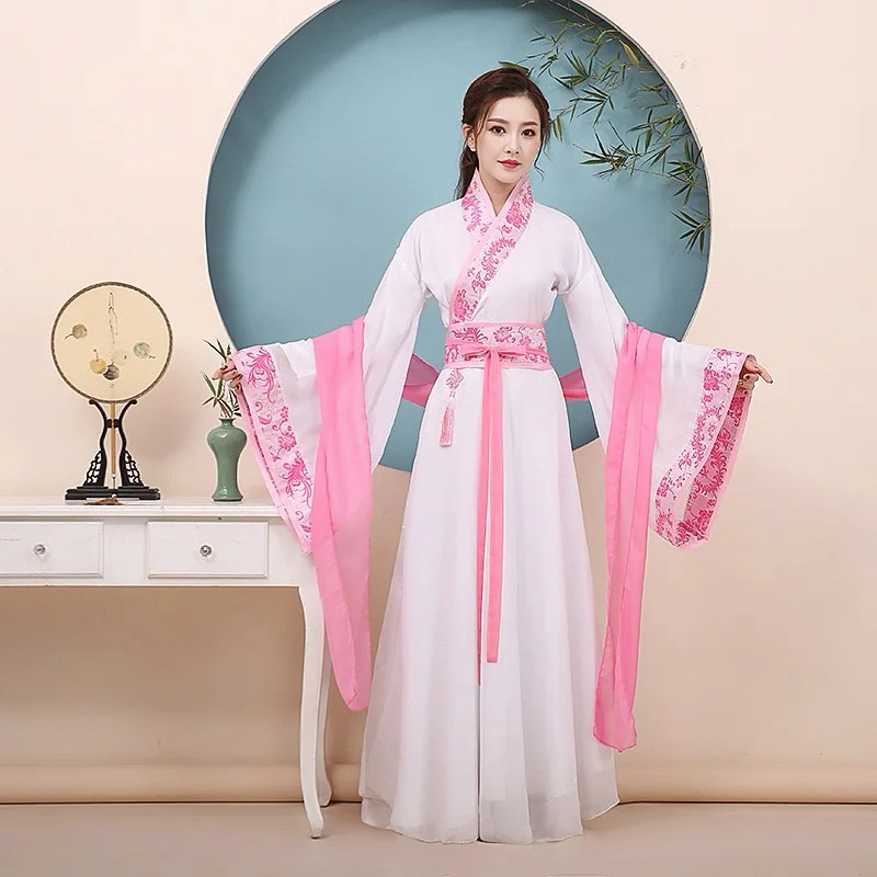 Chinese Hanfu Dress Women Ancient Hanfu Female Halloween Fairy Cosplay Costume Embroidery Vintage Hanfu Dress Party Outfit
Chinese Hanfu Dress Women Ancient Hanfu Female Halloween Fairy Cosplay Costume Embroidery Vintage Hanfu Dress Party Outfit