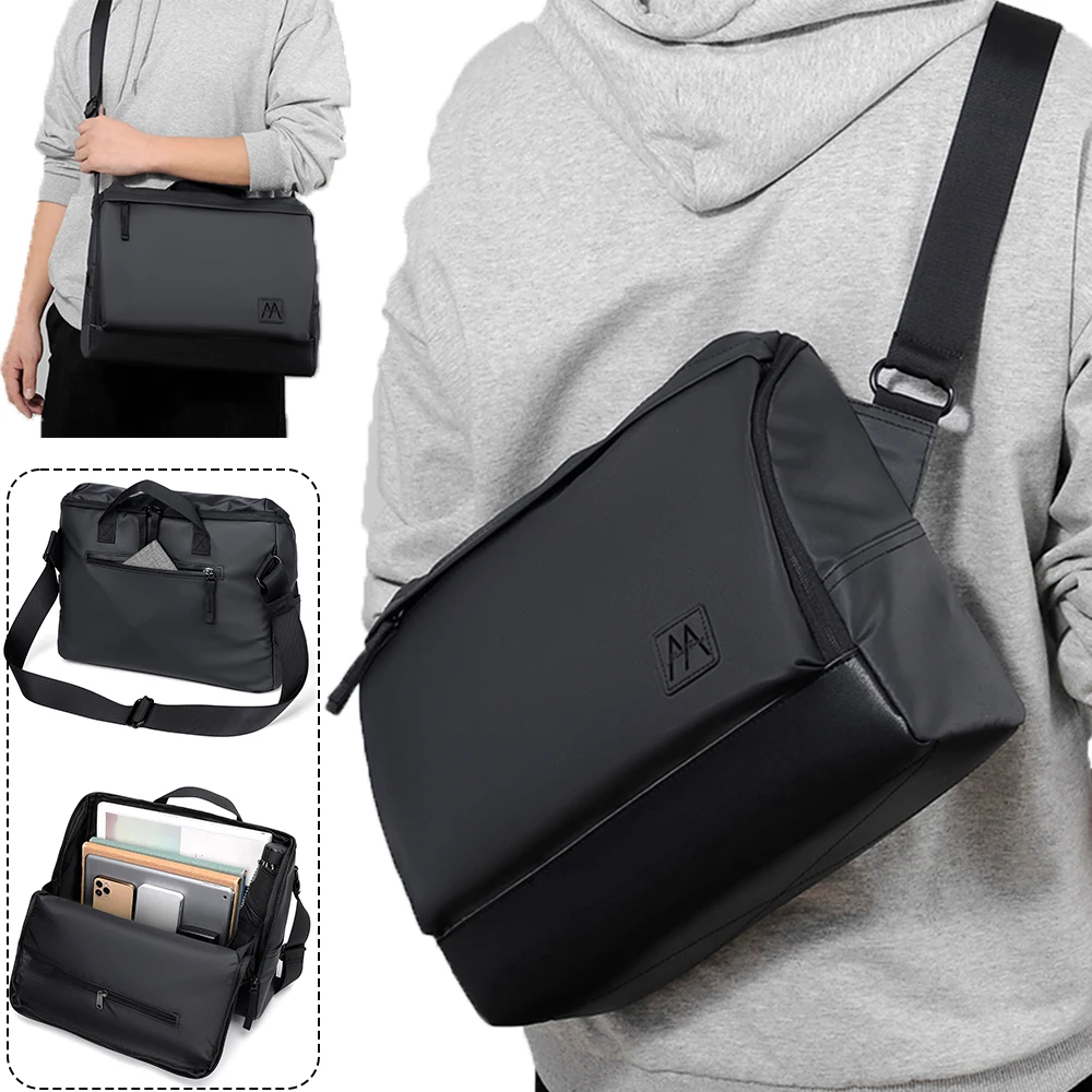 Men's Large-Capacity Single-Shoulder Crossbody Bag, Simple and Stylish Commuter Bag, Business Casual Laptop Briefcase
Men's Large-Capacity Single-Shoulder Crossbody Bag, Simple and Stylish Commuter Bag, Business Casual Laptop Briefcase