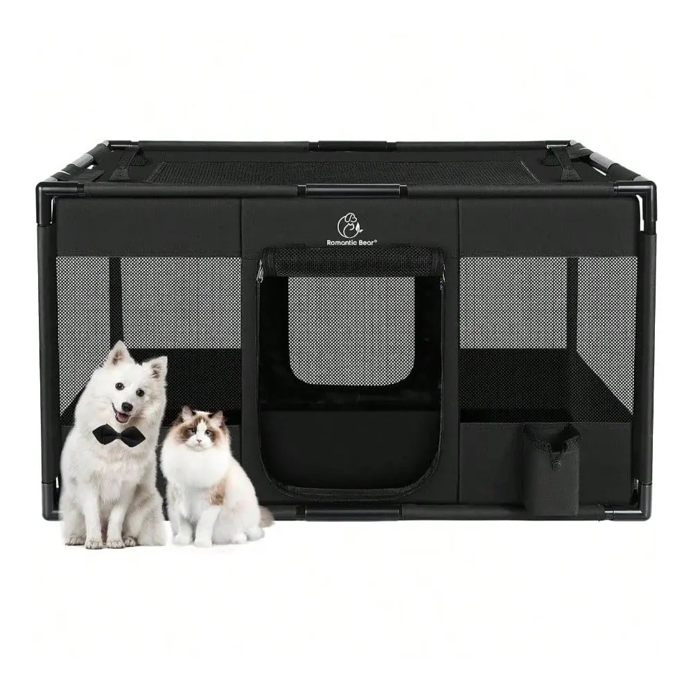 Playpen, Fabric Fence, Portable Soft Kennel Crate, Breathable Exercise Puppy Pen, PVC Pipe Frame, Indoor Outdoor Cage Small Ani
Playpen, Fabric Fence, Portable Soft Kennel Crate, Breathable Exercise Puppy Pen, PVC Pipe Frame, Indoor Outdoor Cage Small Ani