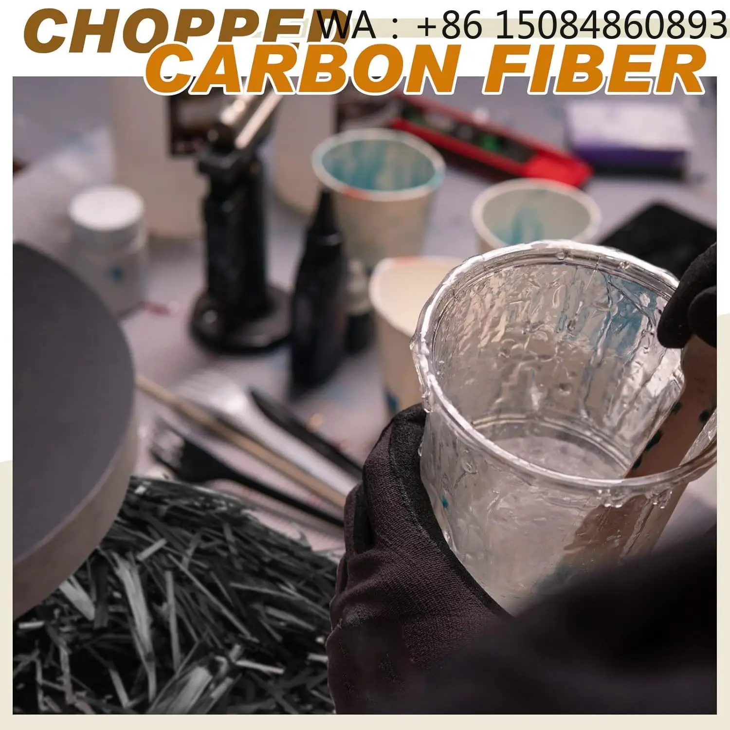 Forged Carbon Fiber Flake, Carbon Fiber Material, Epoxy Resin Compatible Chopped Fiber for Composite Skinning Work
Forged Carbon Fiber Flake, Carbon Fiber Material, Epoxy Resin Compatible Chopped Fiber for Composite Skinning Work