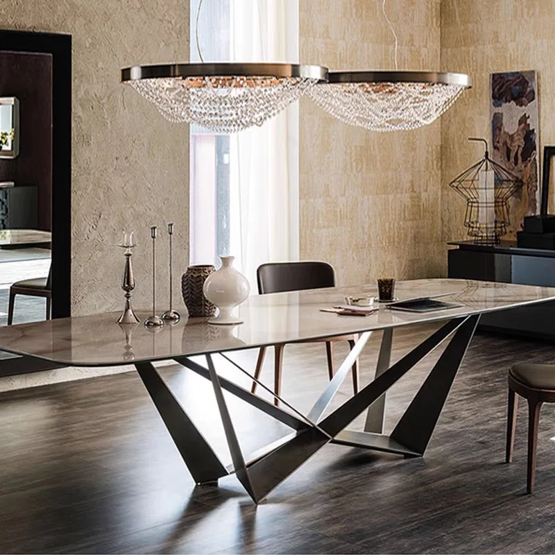 Nordic Table Modern Simple Light Luxury Marble Table Rectangular Rock Plate Dining Table Household Black
Nordic Table Modern Simple Light Luxury Marble Table Rectangular Rock Plate Dining Table Household Black