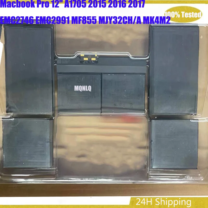 NEW 5200MAH Laptop Battery A1527 For MacBook A1534 12" MF855 MJY32 MK4M2 batery
NEW 5200MAH Laptop Battery A1527 For MacBook A1534 12" MF855 MJY32 MK4M2 batery