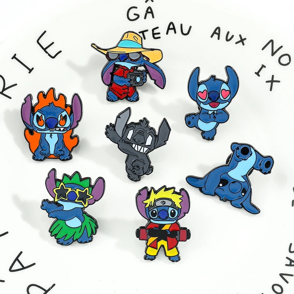 Disney Lilo & Stitch Brooch Cartoon Figure Funny Stitch Metal Badge Enamel Pin Jacket Jeans Lapel Pin Kawaii Jewelry Accessories
Disney Lilo & Stitch Brooch Cartoon Figure Funny Stitch Metal Badge Enamel Pin Jacket Jeans Lapel Pin Kawaii Jewelry Accessories
