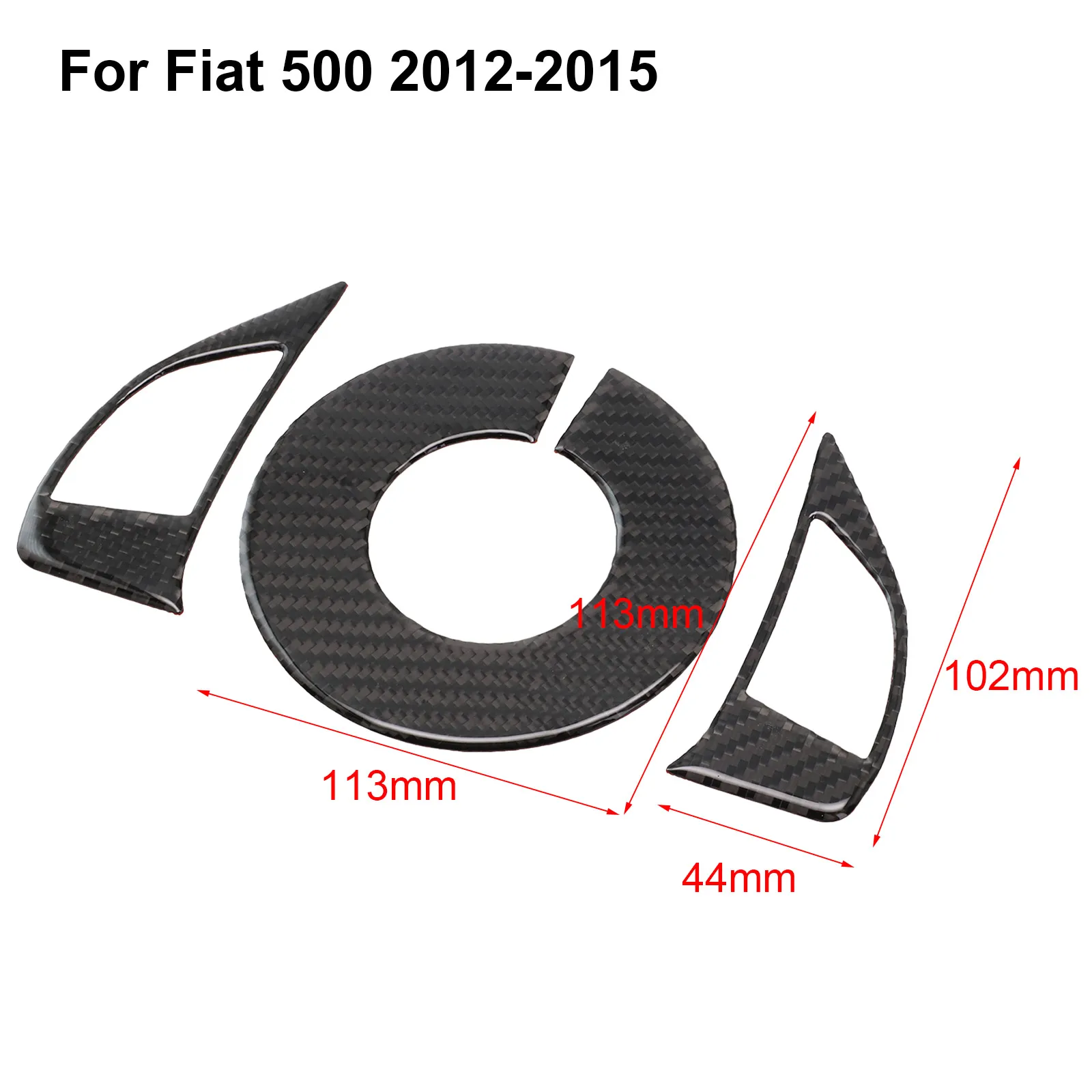 Steering Wheel Trim Cover Trim 3pcs Anti-corrosion Black Steering Wheel Stylish Decor Car Interior Accessories
Steering Wheel Trim Cover Trim 3pcs Anti-corrosion Black Steering Wheel Stylish Decor Car Interior Accessories
