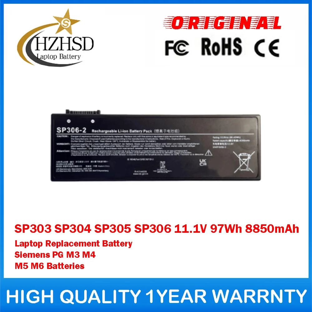 SP303 SP304 SP305 SP306 11.1V 97Wh 8850mAh SP306-2 Genuine Original Laptop Battery For Samsung Siemens PG M3 M4 M5 M6 Batteries
SP303 SP304 SP305 SP306 11.1V 97Wh 8850mAh SP306-2 Genuine Original Laptop Battery For Samsung Siemens PG M3 M4 M5 M6 Batteries