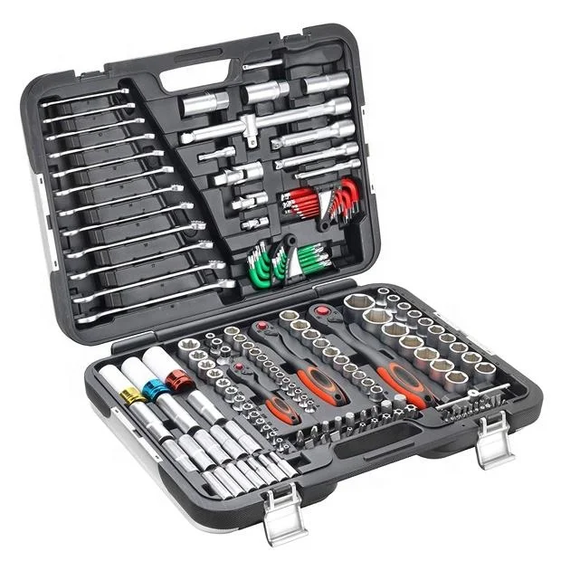 2022 GTY PRO new crv 160pcs Taiwan high quality, durable professional car repair sockets wrench tool box set in plastic box
2022 GTY PRO new crv 160pcs Taiwan high quality, durable professional car repair sockets wrench tool box set in plastic box
