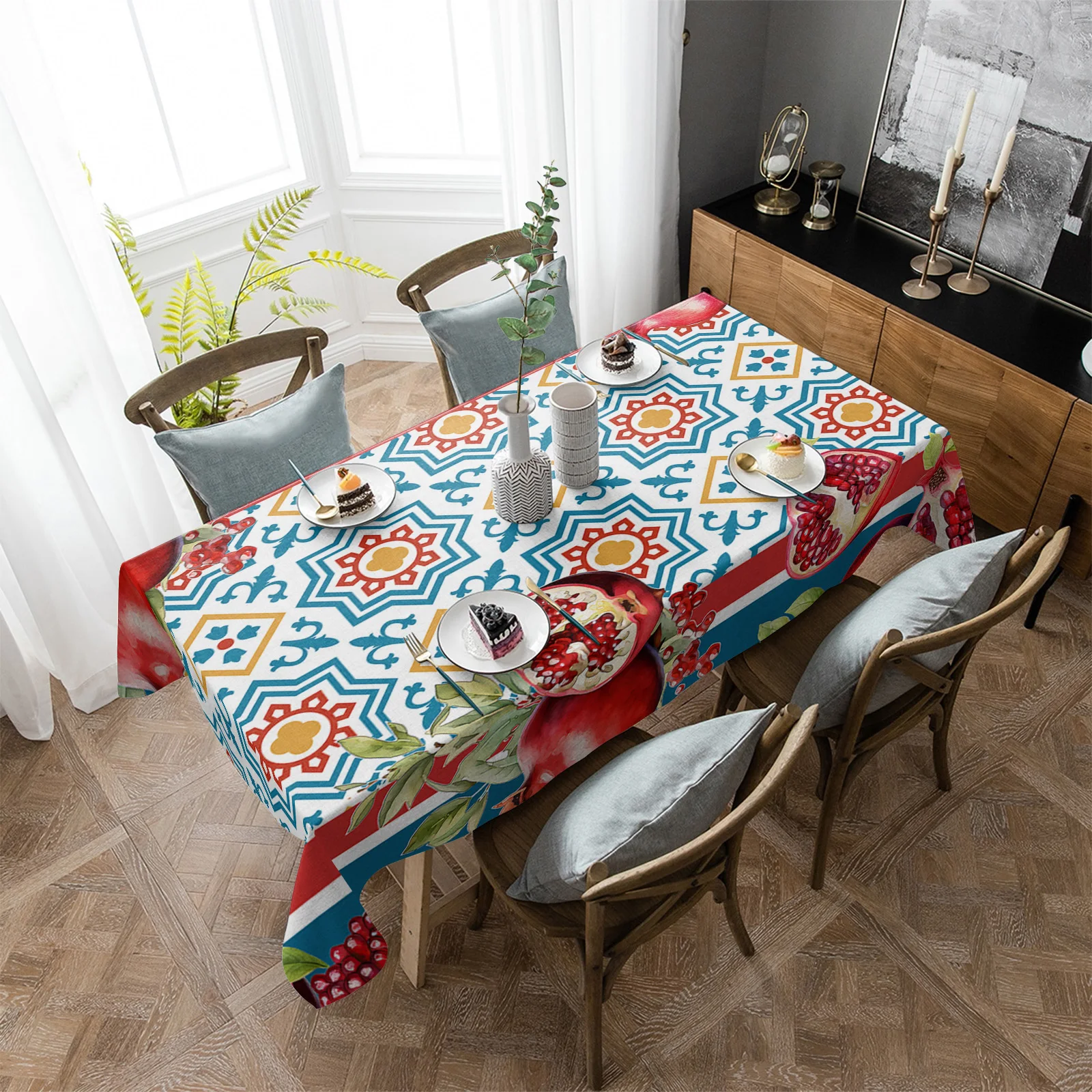 Vintage Pomegranate Turkey Geometric Waterproof Tablecloth Party Decorations Supplies Rectangle Table Cloth Kitchen Table Decor
Vintage Pomegranate Turkey Geometric Waterproof Tablecloth Party Decorations Supplies Rectangle Table Cloth Kitchen Table Decor