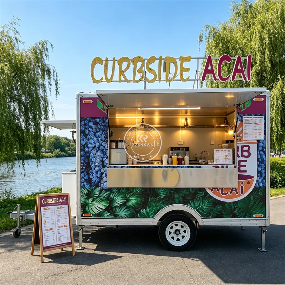 Portable Coffee Ice Cream Cart Ice Cream Sausage Food Truck Mobile BBQ Cart Concession Mobile Food Trailer Fully Equipped
Portable Coffee Ice Cream Cart Ice Cream Sausage Food Truck Mobile BBQ Cart Concession Mobile Food Trailer Fully Equipped