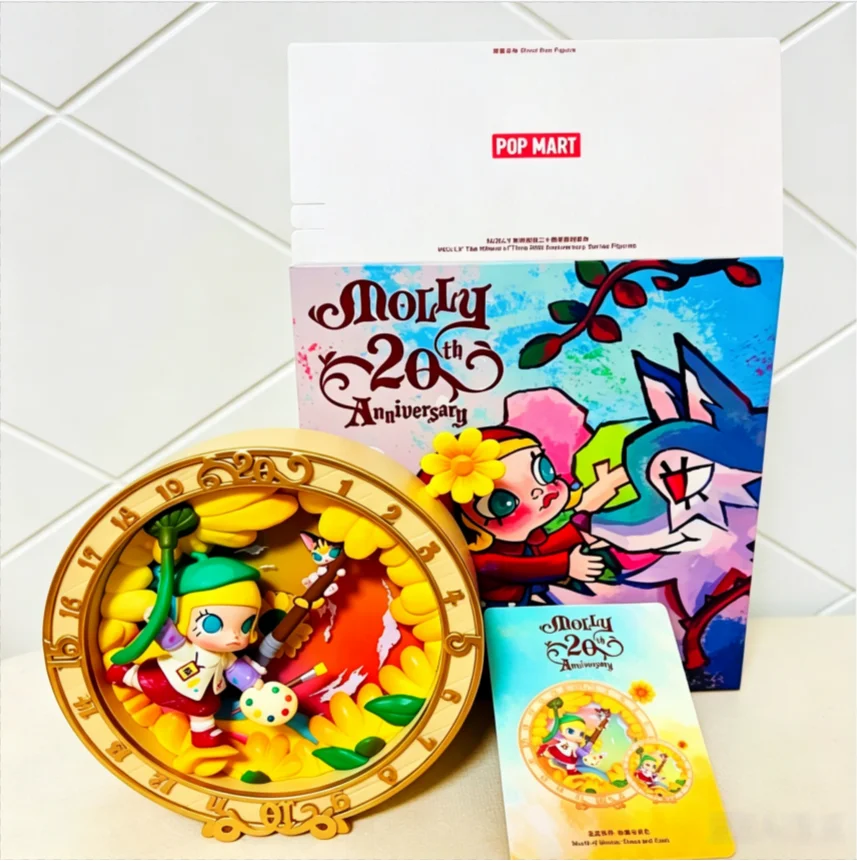 POPMART MOLLY 20th Anniversary Series Surprise Unbox Bag Toys Figurines Desktop Model Ornament Collectible Present Set
POPMART MOLLY 20th Anniversary Series Surprise Unbox Bag Toys Figurines Desktop Model Ornament Collectible Present Set