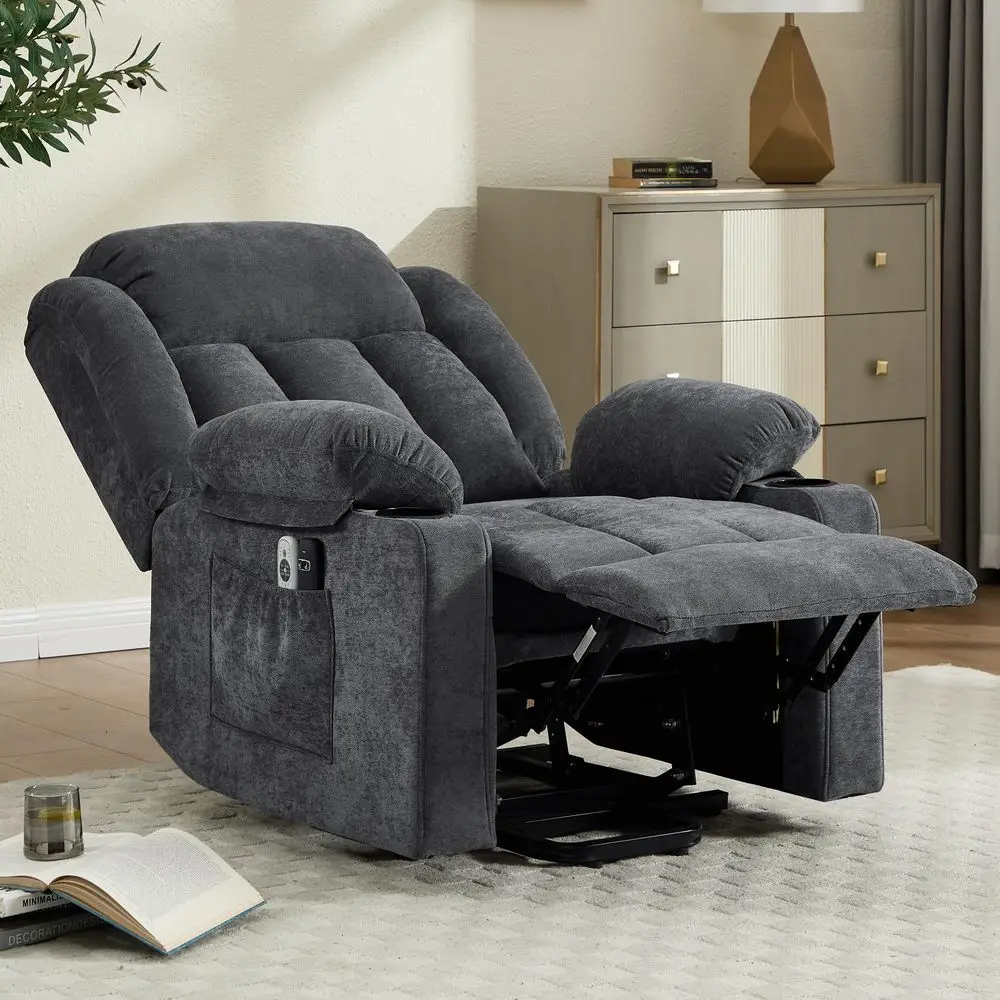 Motor Power Lift Chair 26 Extra Wide Recliner Chair for Elderly with Headrest, Flip Arm Storage,Massage amp Heat,Oversized Lay
Motor Power Lift Chair 26 Extra Wide Recliner Chair for Elderly with Headrest, Flip Arm Storage,Massage amp Heat,Oversized Lay