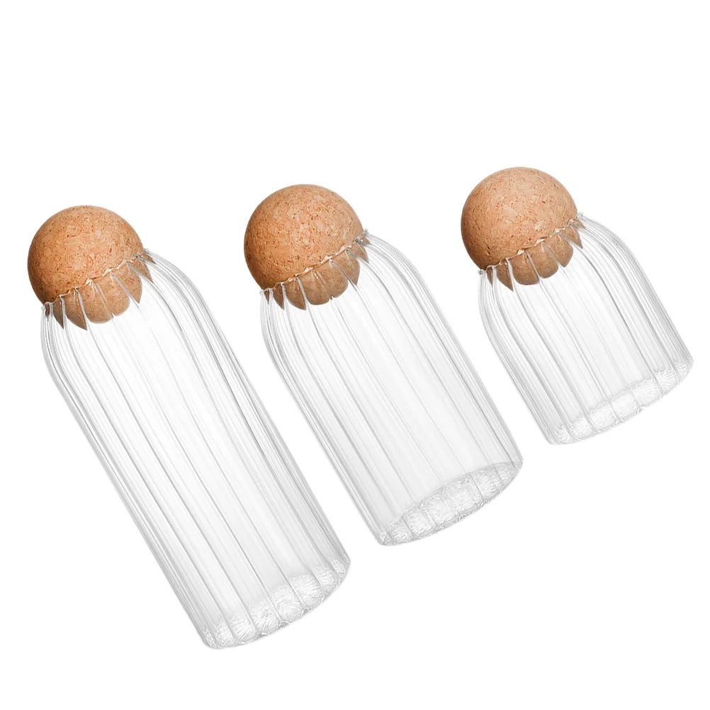 3pcs Tea Storage Containers High Borosilicate Glass Canisters Kitchen Bottle Sealing Can Dry Food Storage Jar Cork Glass
3pcs Tea Storage Containers High Borosilicate Glass Canisters Kitchen Bottle Sealing Can Dry Food Storage Jar Cork Glass