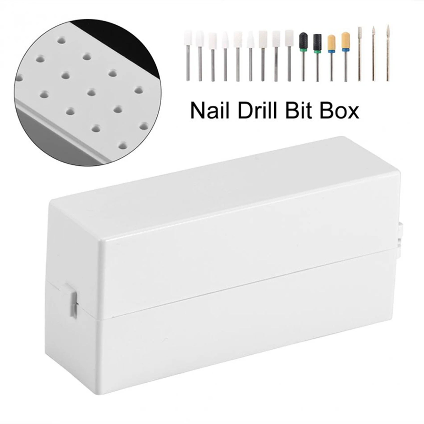 2X Nail Drill Bits Holder Dustproof Stand Displayer Organizer Container 30 Holes Manicure Tools Acrylic Cover Case
2X Nail Drill Bits Holder Dustproof Stand Displayer Organizer Container 30 Holes Manicure Tools Acrylic Cover Case