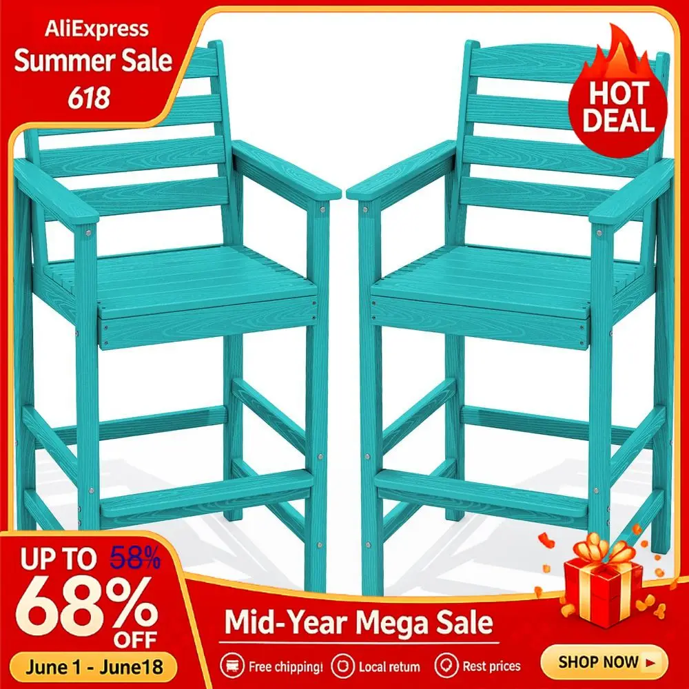 Tall Adirondack Chairs Set of 2, Oversize Balcony Adirondack Chairs Set, Outdoor Bar Height Barstools Widened Chair Set, Custom
Tall Adirondack Chairs Set of 2, Oversize Balcony Adirondack Chairs Set, Outdoor Bar Height Barstools Widened Chair Set, Custom